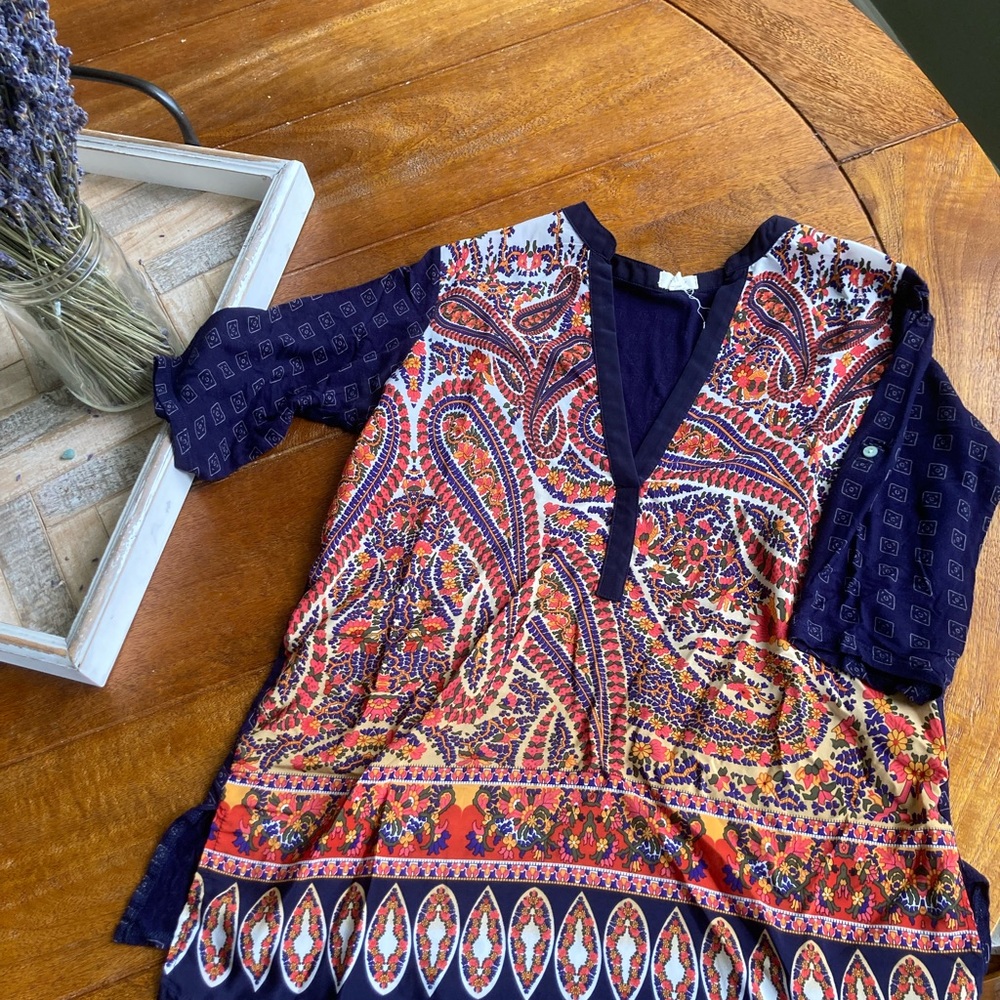 Anthropologie 3/4 sleeve blouse